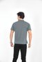 Dad Large Size Solid Color T-Shirt Polo Neck with Pockets - 5