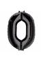 Number Black Foil Balloon 34'' Inc 76 cm