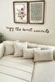 Set of 4 - 2 Square & 2 Vertical Handmade Natural Linen Authentic Organic Cotton Tasseled Throw Pillow Cover - 4