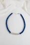 Blue Crystal Zircon Detail Necklace - 4