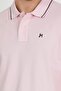 Long Sleeve Pink Men's Polo Neck T-shirt - 7