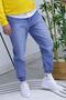 Men's Elastic Waist Boyfriend Jeans 656 - 5