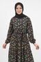 Floral Gypsy Dress Green 12236 - 2