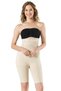 34389 Women's Skin Seamless Ribbed Pony Long Leg Silicone Non-Slip Corset 1 Size Slimming - 3