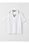 Polo Neck Plain Short Sleeve Women's Knitwear Sweater