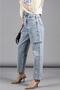 Mad Girls Blue Side Ripped Detail Jean Mg1159 - 2