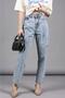 Mad Girls Blue Side Ripped Detail Jean Mg1159 - 3
