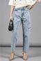 Mad Girls Blue Side Ripped Detail Jean Mg1159 - 4