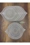 Kordone Embroidered Luxury 6-Piece Charger 40cm Stylish Design Modern Charger Set