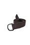 Unisex 3-Piece Black White Brown D Buckle Black Ring Woven Tactical Sport Canvas Cloth Denim Belt - 4