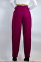 High Waist Carrot Fabric Trousers Fulya - 5