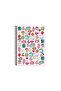 A4 80 Sheets 3 Plaids + 1 Line Plastic Cover Spiral Sweet Fun Notebook 4 Pieces - 3