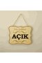 Open Closed Written Sheet Wood Embossing Shop Door Diversion .