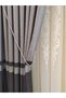 Silver Color Curtain Tulle Gathering Rope Cord Curtain Ceiling Braçol Ceiling Tactical Curtain Rope - 2