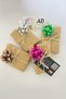 Adelina Original Unisex Black Leather Double Aluminum Mechanism Card Holder 7x10 Cm - 7