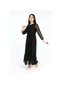 Girl's Tulle Fabric Guipure Embroidered Necklace Lined Night Season Wedding Evening Dress - 2