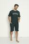 Ribbed Oversize Men's Capri Set - 3