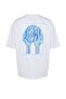 Beyaz Oversize/Geniş Kesim Kısa Kol Mistik Baskılı %100 Pamuklu T-Shirt TMNSS23TS00236 - 7