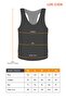 Black Ecru Tank Top Crew Neck Athlete Racerback - 8