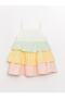 Square Neck Strap Baby Girl Dress - 2