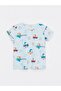 Crew Neck Printed Baby Boy 2-Piece Pajama Set - 2