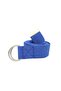 Unisex D Buckle Sax Blue Woven Tactical Sport Denim Canvas Belt - 2