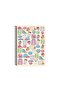 A4 80 Sheets 3 Plaids + 1 Line Plastic Cover Spiral Sweet Fun Notebook 4 Pieces - 4