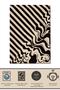 Mira 1233 Black Beige Abstract Pattern Printed Woven Base Carpet - 3