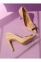 Waffles Stiletto Nude Patent Leather 10 Cm Women's Stiletto, Heeled Shoes - 6