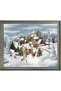 Landscape Series-24k Woven Tapestry Fabric-snow Landscape