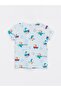 Crew Neck Printed Baby Boy 2-Piece Pajama Set - 3