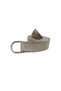Unisex 4-Piece Brown Black Beige Cream Navy Blue D Buckle Woven Tactical Sport Canvas Cloth Denim Belt - 5