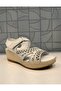 Castle Black 22322 Women's White Wedge Heel Genuine Leather Comfortable Daily Sandals - 6