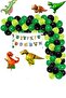 Dinosaur Themed Foil Balloon Happy Birthday Birthday Ornament Party Set
