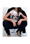 My Heart Burns For You Patterned White Color Printed Crop Blouse Women's T-Shirt - 6