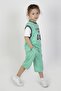 Boy's Legendary Printed Short Sleeve Below Knee Basketball Shorts Basic Suit Age 2-5 - 4