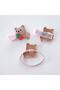 Cute Animal Girl's Collet and Rubber Buckle Set - 2