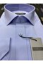 Dobby Pattern Slim Fit Ice Blue Men's Shirt - 3