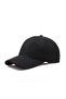 Black Sports Hat Adjustable with Velcro on the Back