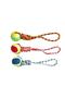 Tennis Ball Dental Floss Dog Toy 35 cm - 4
