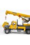 Yellow Bruder Mack Granite Crane Truck Br02818 - 2