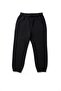 Siyah Basic Jogger Cepli Örme Eşofman Altı