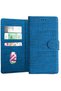 Galaxy S21 Stand, Business Card and Money Compartment Fabric Pattern Wallet Case Gray - 5