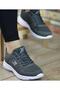 Unisex Ultra Light White Sole Gray Walking Running Casual Sports Shoes