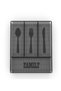 Patterned Spoon Holder Inside the Drawer Matte Black Mg071 - 3
