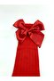 Baby Girl Red Bow Knee Socks - 3