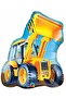 Best Construction Bucket Themed Blue Number Balloon Set Age 3 - 2