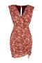 Limited Edition Tile Gathered Fitted Mini Lined Chiffon Woven Dress TWOSS23EL01729 - 6