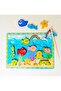 Educational Wooden Magnetic Fishing Game