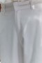 Beyaz Loose Fit Etiket Detaylı Pantolon TMNSS23PL00038 - 6